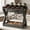 Gray, variant on RIAFUN HDPE Countertop Wine Rack - 4-Bottle & 6-Glass Holder with Cork Storage, Stylish & Durable for Kitchen Island, Bar, Dining Table, Gray