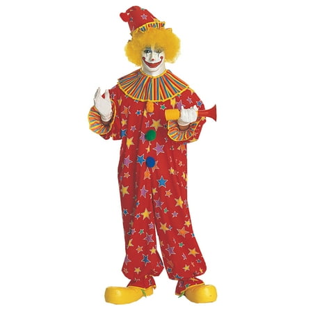 AC26 Morris Costumes Clown Costume Jumpsuit Adult ,One Size