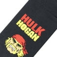 thumbnail image 4 of Crazy Socks Hulk Hogan Fun Print Novelty Crew Socks for Men, 4 of 6