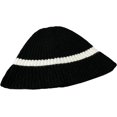 thumbnail image 6 of CoCopeaunts Women Bucket Hats Autumn Winter Warm Foldable Knitted Fisherman Hat Women Foreign Style Striped Bowler Basin Hat, 6 of 8