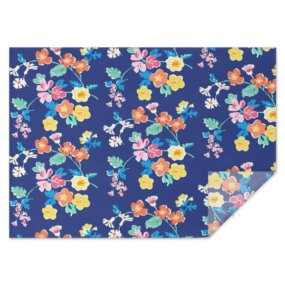Farmhouse Flower Tablecloth,Oil Proof Spill Proof Polyester Table Cover for Rectangle Tables,Durable Tablecloth Cute Tablecloths for Birthday Picnic Wedding Tea Party Decorations