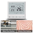 thumbnail image 3 of Smart Thermostat 5+2 Programmable 16A Electric Heating Thermostat DIY Install LCD Display Smart Temperature Controller Digital Thermostat for Office / Home, 3 of 7