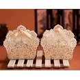 thumbnail image 4 of PONATIA 50 PCS Laser Cut With Ribbon Wedding Party Favor, Wedding Gift Bags Chocolate Candy and Gift Boxes (Gold), 4 of 8