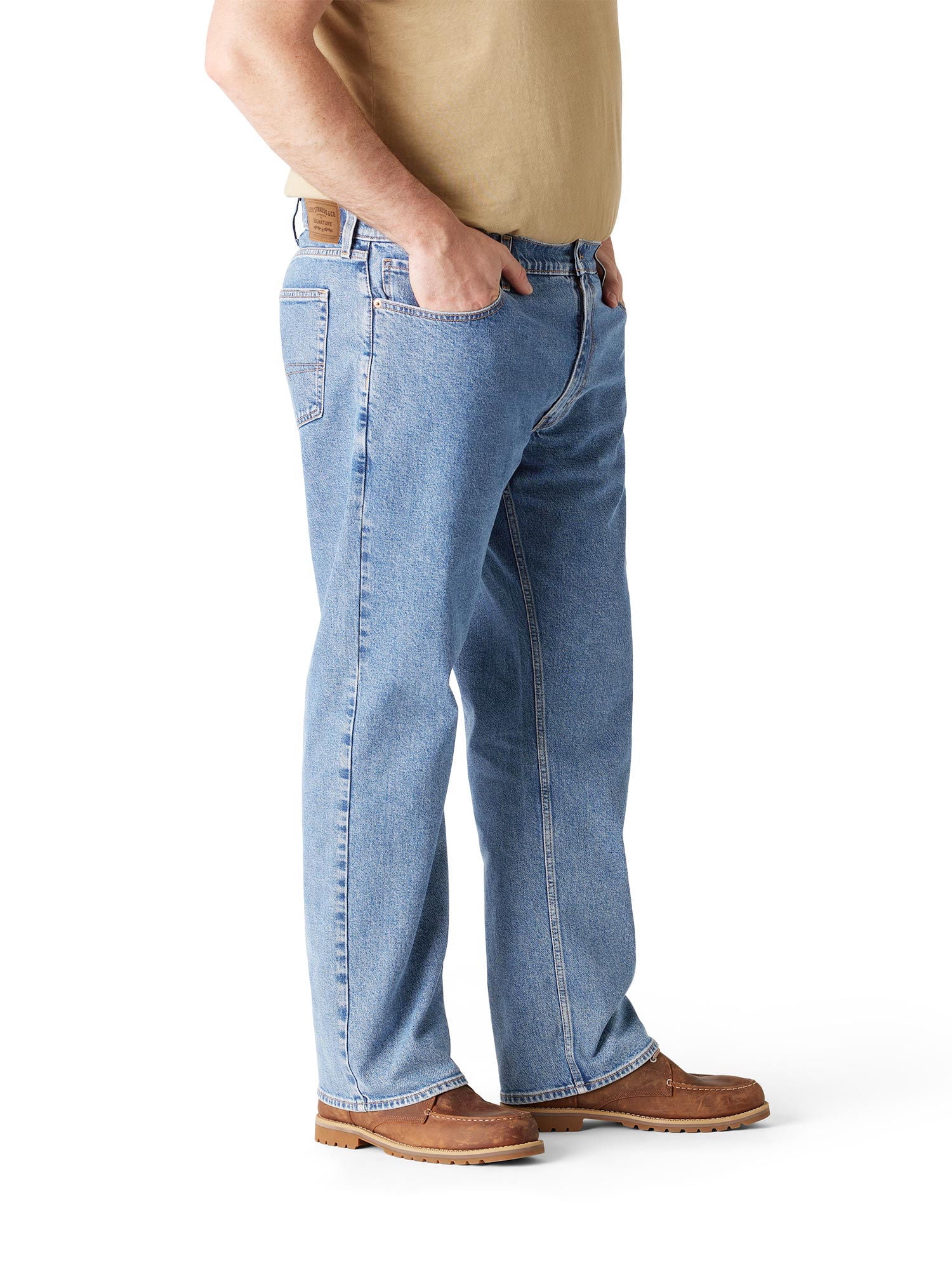 Levi Strauss Signature Men's and Big and Tall Relaxed Fit Jeans