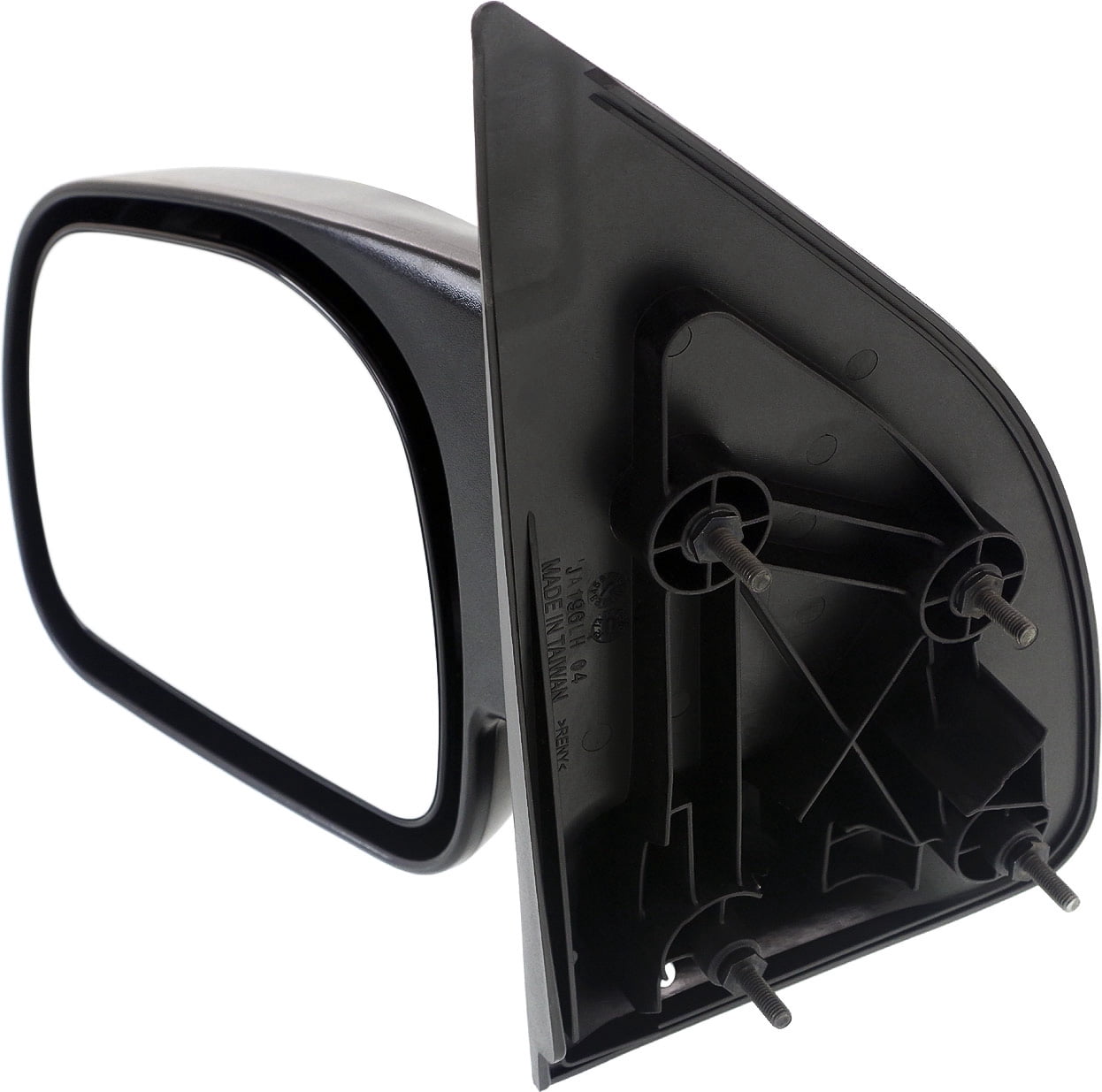 Mirror Compatible With 1999-2010 Ford F-250 Super Duty F-350 Left Driver Side Textured Black Kool-Vue