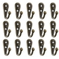 thumbnail image 4 of Oraceous 24Pcs Wall Mounted Metal Hooks Vintage Coat Hangers Coat Hooks (Bronze), 4 of 10