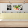thumbnail image 6 of Fruit Basket Hammock Under Cabinet Adhesive, Woven Vegetable Hanging Basket, Fruit Storage for Kitchen with Banana Hooks, Mesh Fruit Holder Organization for Home Dining Room Decor, 6 of 9
