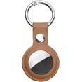 thumbnail image 1 of Funda protectora de cuero brillar para AirTag marrón, 1 of 5