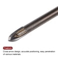 thumbnail image 4 of Unique Bargains 10pack Titanium Masonry Drill Bit, 5mm Concrete Drill Bits Triangle Drill Bit with 1/4' Hex Shank, 4 of 6