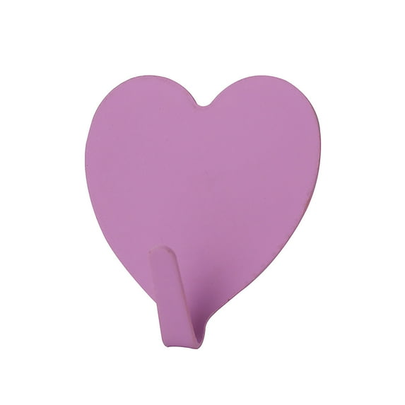 Wovilon Female Heart Love Sticky Hook Stainless Steel Bead Heart-Shaped Sticky Hook Home Tool Kit Tools & Home Improvement