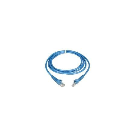 UPC: 0037332173102 | Tripp Lite N201-100-BL 100ft Cat6 Gigabit Snagless Molded Patch Cable RJ45 M/M BLUE 100