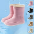 thumbnail image 5 of Rain Boots Women Waterproof Rubber Garden Boots,Ankle Rain Boots Lightweight Comfortable Durable Muck Boots For Rainy Day, Water Accumulation Rain Boots Women, 5 of 5