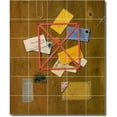 thumbnail image 1 of Ceramic Tile Mural-William Harnett Still Life Wall Tile Mural 14. 60" w x 72" h using (30) 12 x 12 ceramic tiles, 1 of 3
