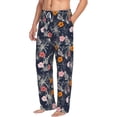 thumbnail image 2 of Balery Hawaiian Style print Men's Pajama Pants,Ultra Lightweight Pjs,Lounge Pant-Medium, 2 of 9
