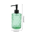 thumbnail image 4 of Unique Bargains 1 Pc Elegant Soap Pump Dispenser for Bathroom 11.15oz Green Black, 4 of 6