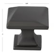 thumbnail image 4 of GlideRite 1-1/4 in. Square Twisted Drawer Cabinet Knob, Graphite Gray - 5865-GPH, 25 Pack, 4 of 4