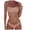 Pink, variant on DOPI Women Bandeau Bandage Bikini Set Push-Up Brazilian Swimwear Beachwear Swimsuit
