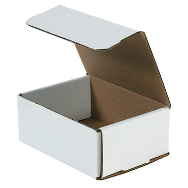 Staples Corrugated Mailers 6 1/2" x 4 7/8" x 2 5/8" White 50/Bundle BSMRX6X
