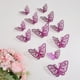 thumbnail image 3 of 12 pegatinas de pared de mariposas huecas para decoración festiva de Navidad para el hogar, pegatinas de mariposas 3D, 3 of 6