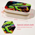 thumbnail image 5 of Frog Decorative Velvet Jewelry Box with Removable Compartment - Portable Necklace Organizer - Great Gift!, 5 of 7