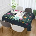 thumbnail image 5 of Cute Unicorn Rectangle Tablecloth, Dust Proof Anti Wrinkle Wipeable Table Cloth Tabletop foration of Dinner Kitchen Wedding Holiday Party 60"x60" Decor Gift, 5 of 7