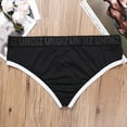 thumbnail image 7 of Aiihoo Men's Novelty Waiter Tuxedo Thongs Bikini Briefs Gentleman Bowtie Underwear Underpants Black XXL, 7 of 7