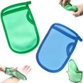 thumbnail image 1 of Exfoliante coreano para la piel, esponja de baño exfoliante súper suave, esponja exfoliante 3D, agradable para la piel y reutilizable para adultos y niños (2PCS-H), 1 of 6