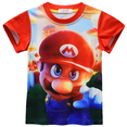 thumbnail image 4 of Super Mario Costume, T-Shirt à Manches Courtes pour Garçons-HAPDEN, 4 of 4