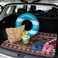thumbnail image 2 of DISNIMO Highland Cow Aztec Printed Universal Car Trunk Mat 29" x 39" All Weather Trunk Protection Cargo Liner Non-Slip Rear Cargo Floor Mat Fits for SUV Truck Sedan, 2 of 7