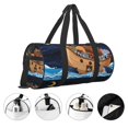 thumbnail image 3 of Balery Ocean Scene with Noah's Ark Bolsa de Gimnasio para Mujeres y Hombres, Bolsa de Viaje Impermeable, Bolsa de Fin de Semana con Compartimento para Zapatos y Bolsillo Húmedo, 3 of 6