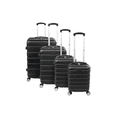 thumbnail image 1 of Set de 4 Maletas de Viaje Travel Elite G (25 kg) M (20 kg) C (10 kg) Carry On (8kg) negro, 1 of 9