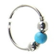 thumbnail image 3 of stanreset Turquoise Perlé Oreille Os Ongle Cuivre Géométrique Anneaux de Nez Pinces Lèvre Perçage Corporel Clou Boucle d'Oreille Bijoux, 3 of 9
