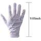 thumbnail image 2 of 10Pairs White Cotton Gloves Large Size for Art handling Crafting Coin Jewelry Silver Inspection, 2 of 5