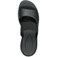thumbnail image 3 of Easy Spirit Womens Taisy 3 Faux Leather Flat Slide Sandals, 3 of 3