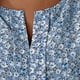 thumbnail image 4 of Fiudx Ofertas Flash Del Día Solo En Línea Top Casual de Manga Corta Estampado con Cuello En V para Mujer Top/Camisa con Cuello En V de Manga Corta, 4 of 4