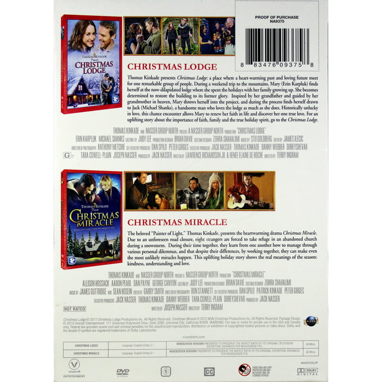 Thomas Kinkade Presents Holiday Collection: Christmas Lodge / Christmas Miracle (dvd)