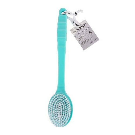 Cleanlogic Plastic Handle Acrylic Bristle Bath Brush Assorted Colors 1 Ea