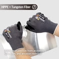 thumbnail image 3 of Guantes resistentes a cortes DEX FIT Cru953H Nivel A9 Tungsteno, 3 of 5