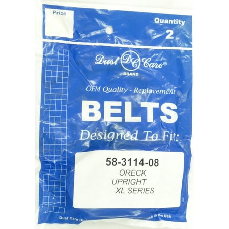 Oreck XL Upright Vacuum Cleaner Belt 58-3114-08 2 belts in