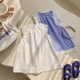 thumbnail image 5 of Robe Fille Enfant Robe Décontractée Robe d'Anniversaire Fille Robe de Princesse Vêtements Nouveau-Né pour Filles 6-7 Ans, 5 of 5