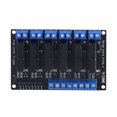 thumbnail image 1 of Módulo De Relé De Estado Sólido Sólido, Equipo Eléctrico De Control De CC Con Disparador De Alto Voltaje De 6 Canales Con Fusible 5V 12V 24V 3-24V, 1 of 7