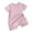 Pink, variant on Huowey Newborn Baby Romper Unisex Boys Girls Footless Short Sleeve Rompers Jumpsuit Sleep And Play Clothes Leisure Dailywear, 3-6 Months