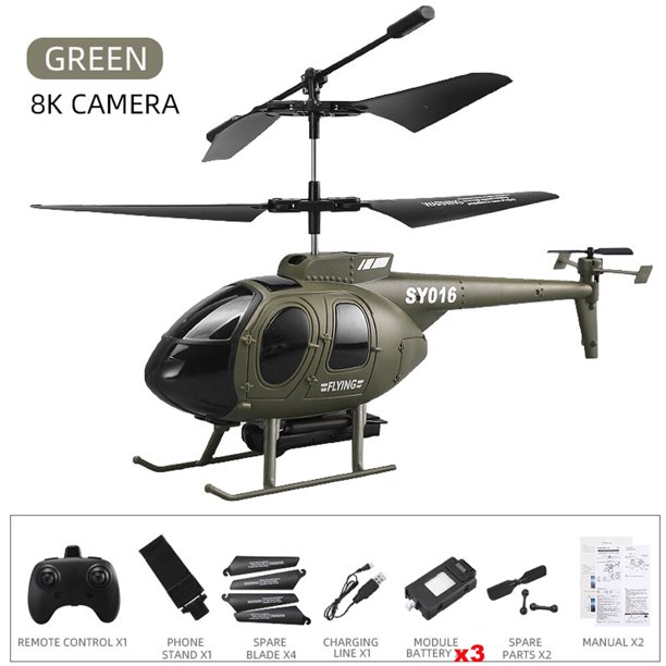 Dron con cámara Hd 8K Wifi FPV para niños y adultos, avión teledirigido de 6 canales, cuadricóptero compacto, Juguetes Fivean unisex