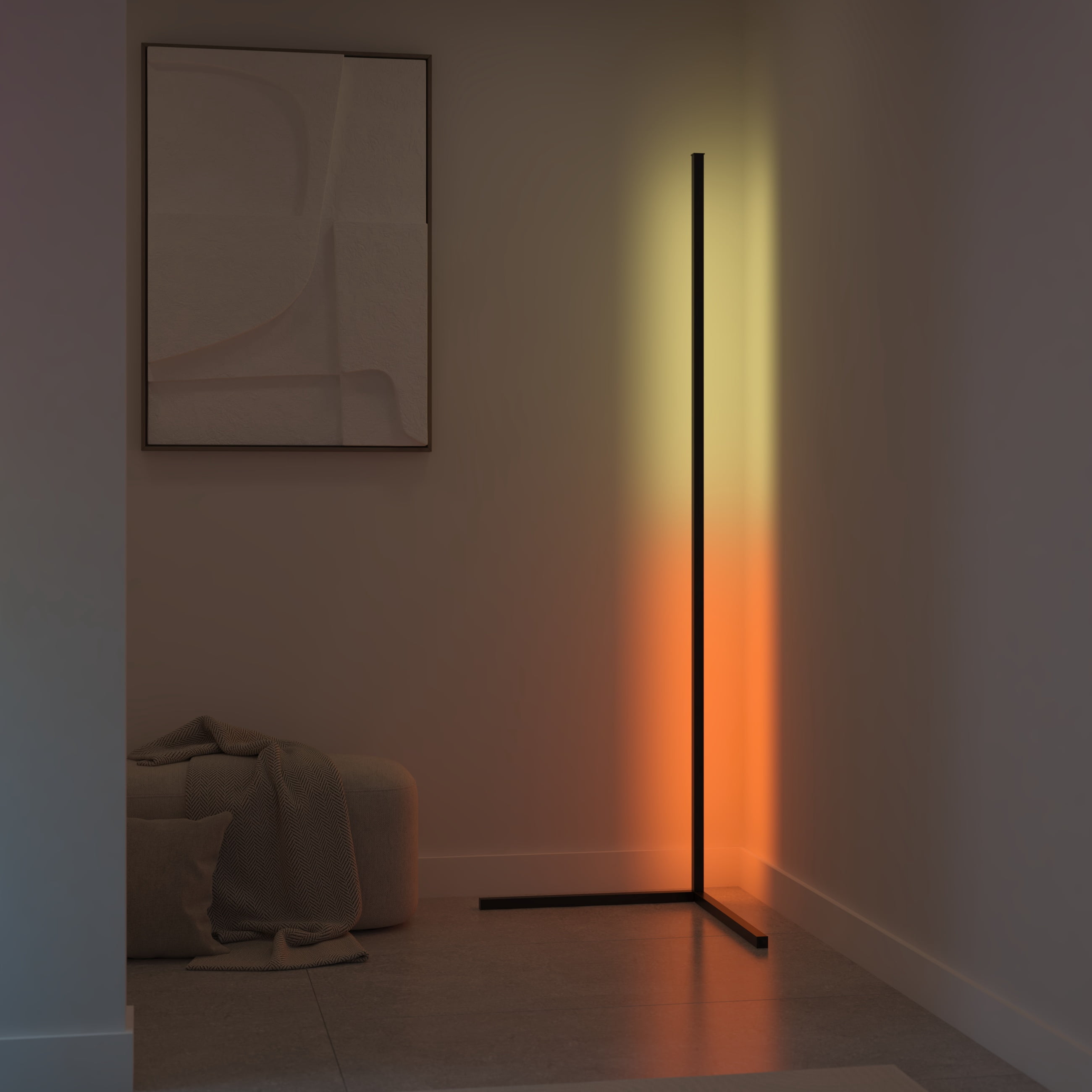 Ozarke Corner Modern Long Floor Lamp XL