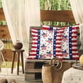 thumbnail image 4 of 4th of July American Stars Stripes Patriotic Pillow Covers 20X20 Inch Independence Memorial Day Decorative Pillow Cases Set of 2 Holiday Throw Pillows Home Decor for Sofa Couch Party Outdoor, 4 of 6