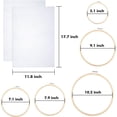 thumbnail image 4 of 304 Pack Embroidery Kit, 200 Colors Threads, 5 count  Embroidery Hoops, 2 count Aida Cloth, Instructions, Bag and  Stitch Tools Set, Hand Embroidery Starter Kit for Beginners Adults, 4 of 6