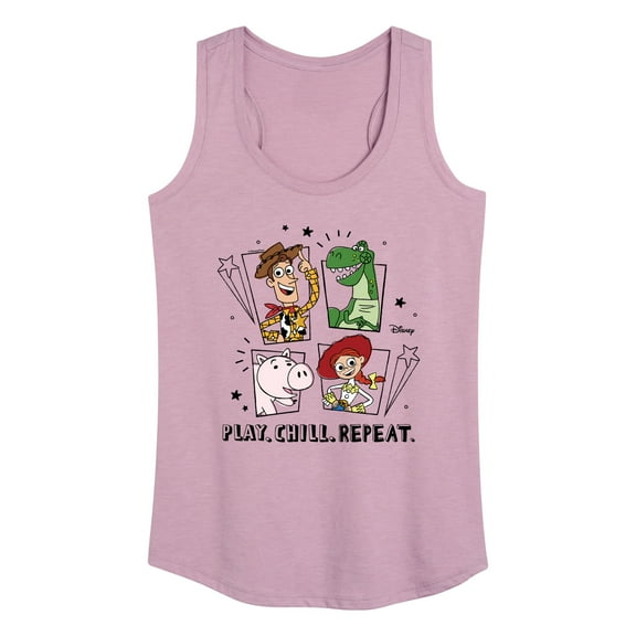 Toy Story - Play Chill Repeat - Women's Racerback Tank Top