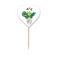 thumbnail image 1 of horus botany   cactus Toothpick Flags Heart Lable Cupcake Picks, 1 of 3