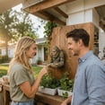 thumbnail image 5 of Bigfoot Bird Feeder Your Backyard Sasquatch Bird Butler Tree Mounted Resin Feeder Whimsical Garden Sculpture Outdoor Decor For Yard Patio Lawn And Garden Lovers, 5 of 5