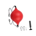thumbnail image 2 of Lipstore Boxing Ball Double End Punching Bag for Reaction Hand Eye Coordination Speed Red, 2 of 8